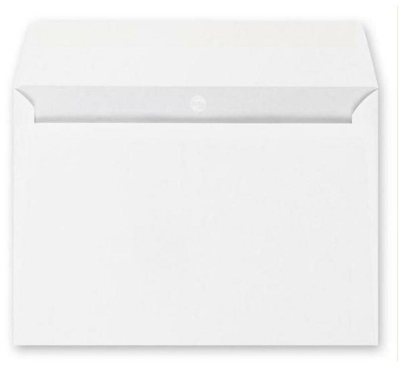 Конверт почтовый C4 Packpost OfficePost (229x324, 90г, декстрин) белый, 250шт.