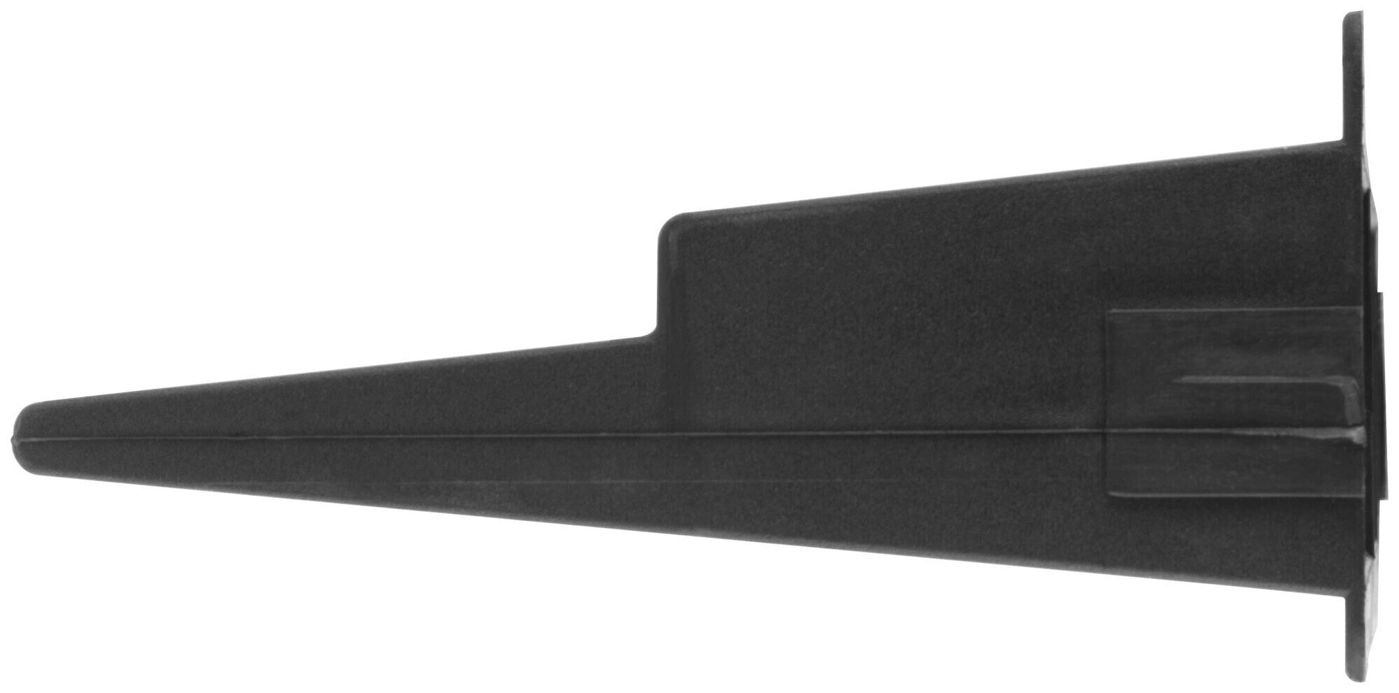 Полка для инструмента пластиковая "мини" черная, 48 отверстий, 300х150 мм 65703 - фотография № 3