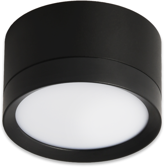 Накладной светильник под лампу Gx53, алюминий, цвет черный - фотография № 6