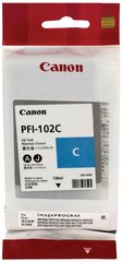 Картридж Canon PFI-102C для плоттера iPF500, iPF600, iPF700, iPF610, iPF710 (0896B001)