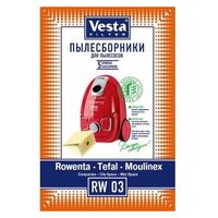 Бумажные пылесборники Vesta filter для пылесосов Rowenta, Tefal и Moulinex, RW 03, 5 шт.