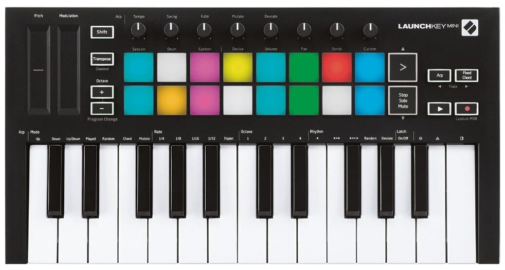 Миди клавиатура Novation LaunchKey Mini MK3
