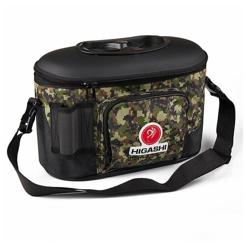 Кан рыболовный Higashi Live bait box 7.5L #Green Digital Camo кан рыболовный higashi live bait box 4 5l green digital camo