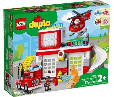 Конструктор LEGO Duplo 10970 Пожарная часть с вертолетом