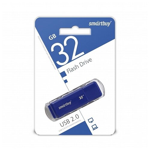 Флеш-накопитель Smartbuy Dock Blue 32Gb