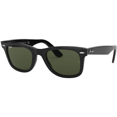 Солнцезащитные очки Luxottica Ray-Ban RB 2140 901 RB 2140 901, черный, зеленый солнцезащитные очки ray ban 2140 1178 30 wayfarer