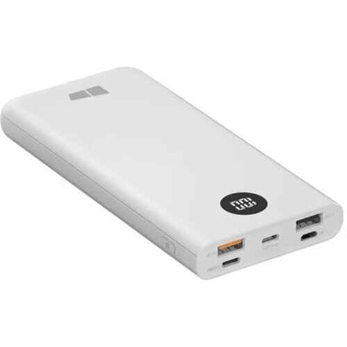 Внешний аккумулятор MORE CHOICE PB31S белый внешний аккумулятор 10000mah smart 3usb type c 3a pd 20w qc3 0 быстрая зарядка more choice pb32s 10 white