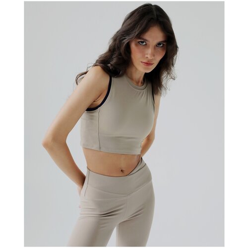 Топ DAILY REMINDER, размер M, бежевый