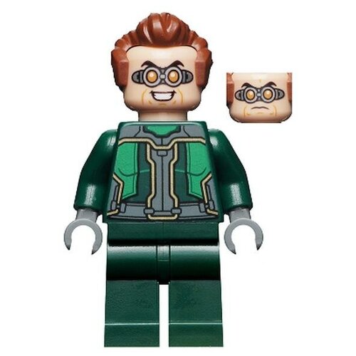 Минифигурка Лего Lego sh707 Dr. Octopus (Otto Octavius) / Doc Ock - Dark Green Suit