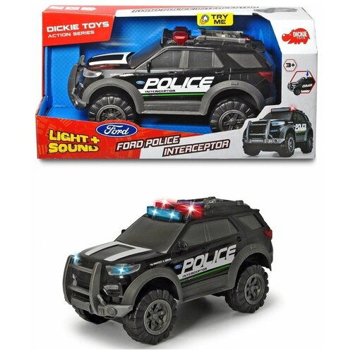 Полицейский джип Ford 30 см свет звук подвижные детали Dickie Toys 3306017 машины dickie полицейский джип ford с подвижными деталями 30 см