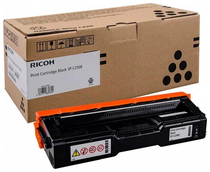 Тонер-картридж Ricoh тип SP C250E черный для SP C250DN/C250SF 2000 стр.