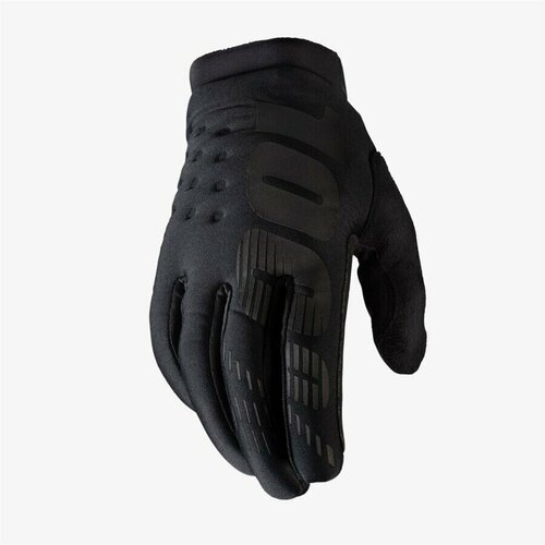 Мотоперчатки женские 100% Brisker Womens Glove (Black/Grey, L, 2021 (11016-057-10))