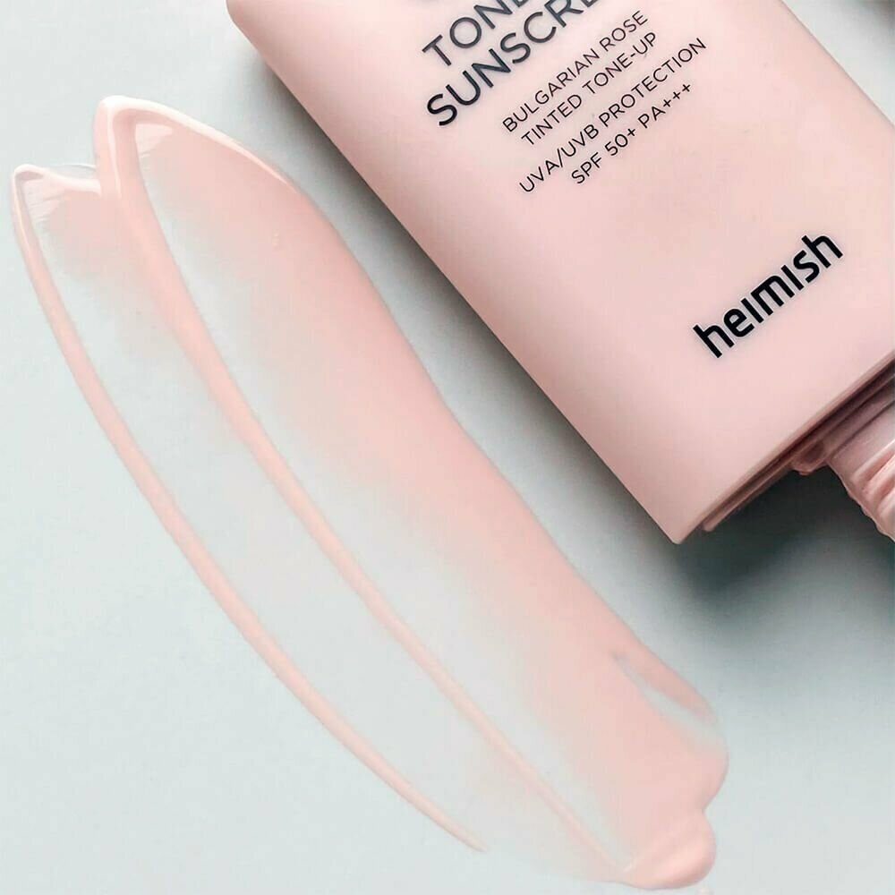 Heimish Солнцезащитный крем с тонирующим эффектом Bulgarian Rose Tone-up Sunscreen SPF 50+ PA+++ 30мл