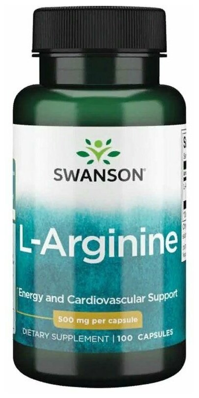 Swanson L-Arginine 500mg (100капс)