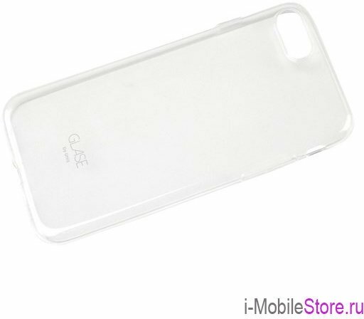Чехол-крышка Uniq Glase для iPhone 7/8, силикон, серый - фото №8
