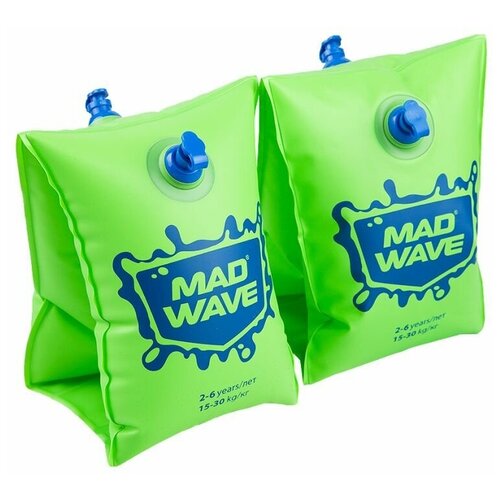 Нарукавники Mad Wave Mad Wave - Зеленый, 0-2