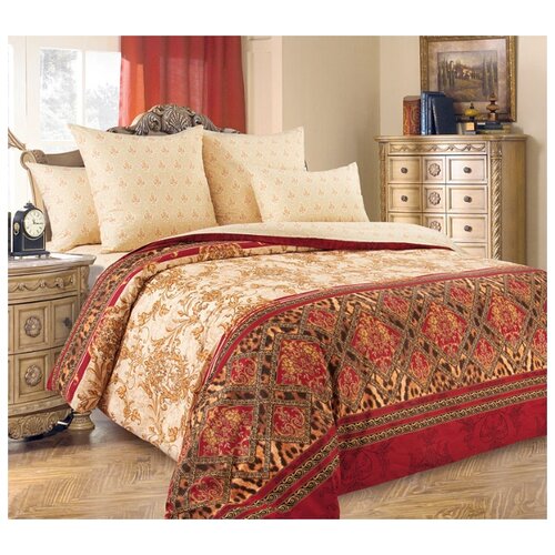 фото Постельное белье «императрица», бязь (евро) текс-дизайн