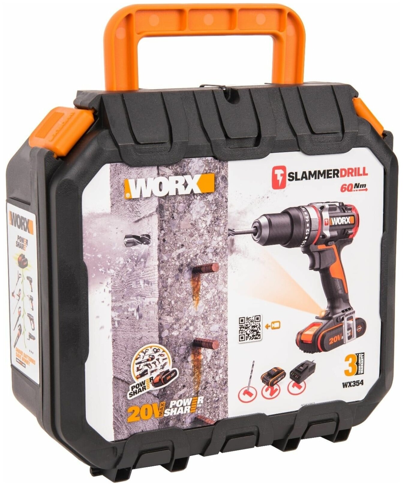 Дрель-шуруповерт аккумуляторная WORX WX354 - фотография № 9