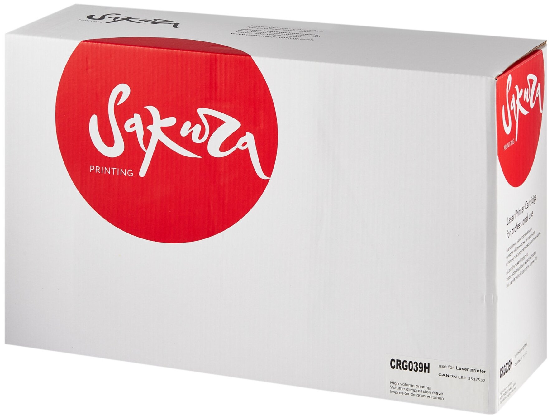 Картридж CRG039H (0288C001) для Canon, лазерный, черный, 25000 страниц, Sakura