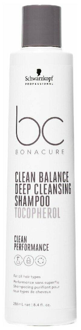 Schwarzkopf Professional Шампунь глубокого очищения Clean Balance, 250 мл (Schwarzkopf Professional, ) - фото №3