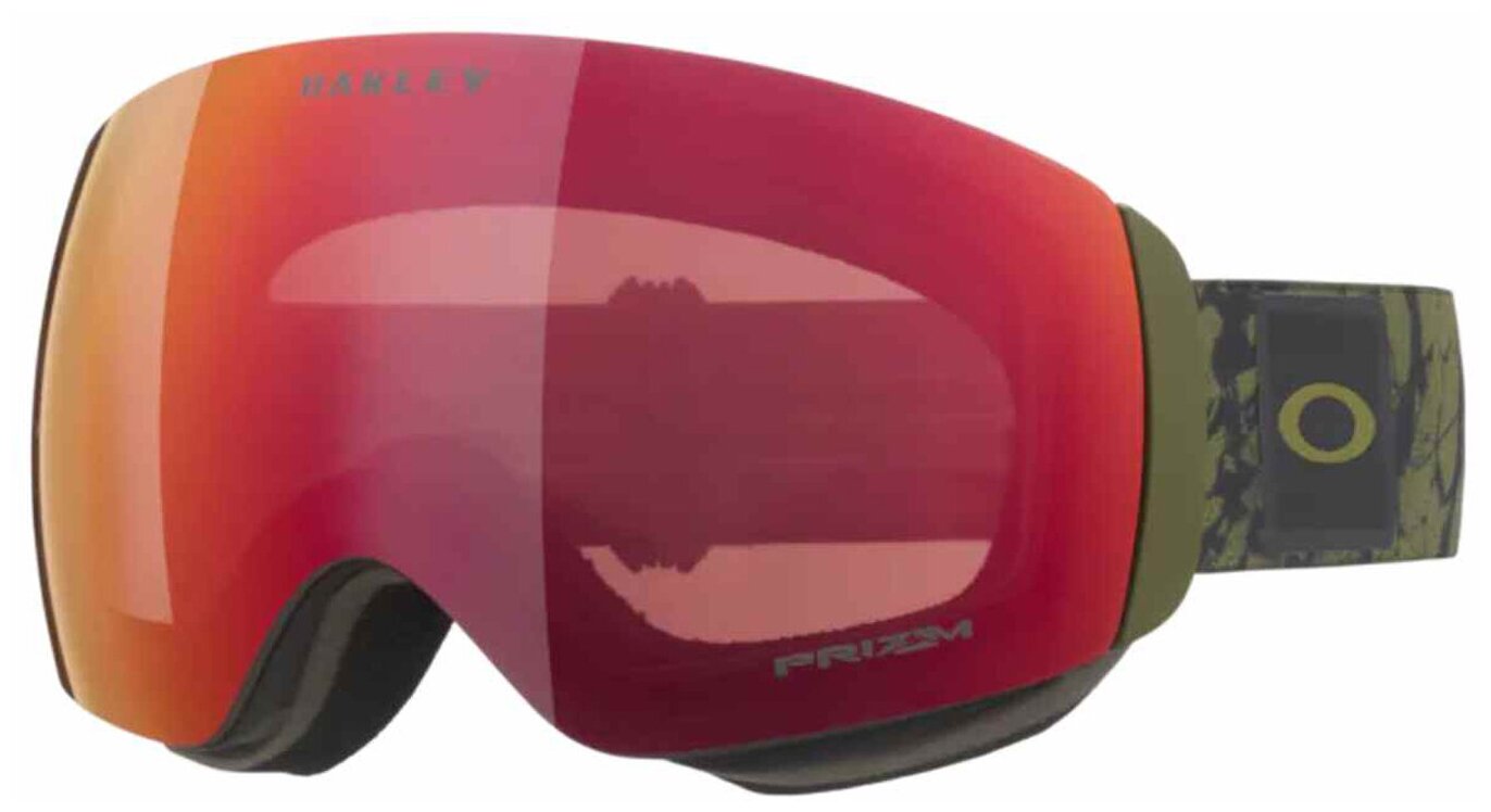 Очки горнолыжные Oakley 2022-23 Flight Deck M Dark Brush Crystal/Prizm Torch Iridium