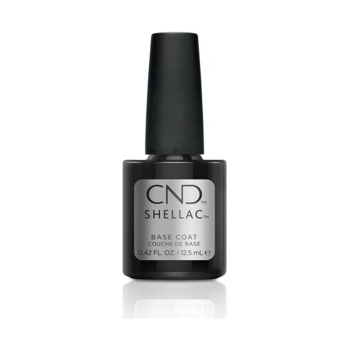 CND Базовое покрытие Shellac Base Coat, прозрачный, 12.5 мл пролонгированное базовое покрытие cnd shellac wear extender base coat 7 3 мл