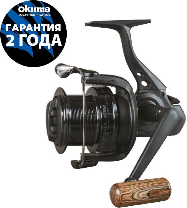 Катушка OKUMA Custom Black 80 + доп. шпуля