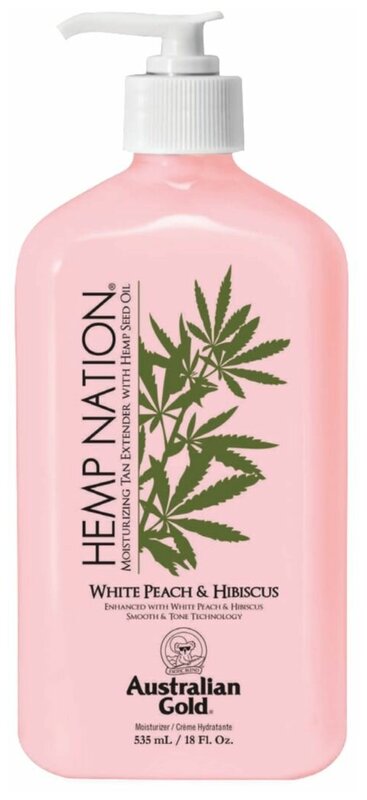 Лосьон для тела Hemp Nation White Peach & Hibiscus Australian Gold