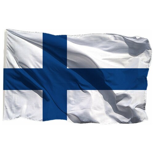 Термонаклейка флаг Финляндии, 7 шт