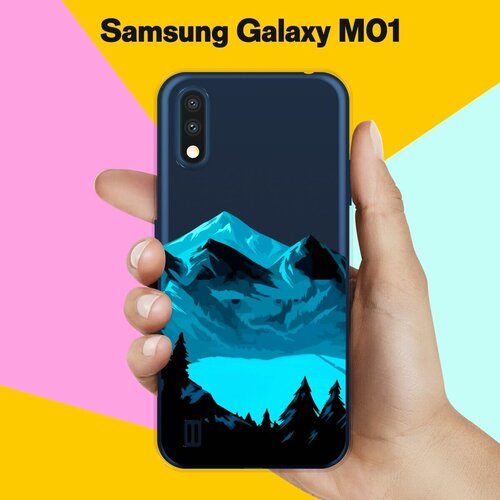 Силиконовый чехол на Samsung Galaxy M01 Горное озеро / для Самсунг Галакси М01