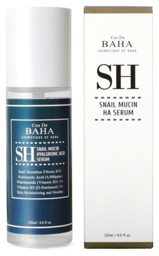 Cos De BAHA Сыворотка для лица с муцином улитки - Snail mucin hyalronic acid serum (SH), 120мл