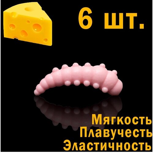 SOOREX PRO, Мягкие, ароматизированные приманки MAJOR 36 mm, Силиконовые приманки со вкусом сыра