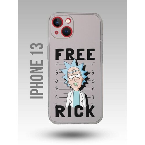 Чехол для iPhone 13 Каждому Своё "Rick and Morty/Рик и Морти"