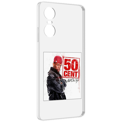 Чехол MyPads 50 Cent - Still On Top для Tecno Pop 6 Pro задняя-панель-накладка-бампер