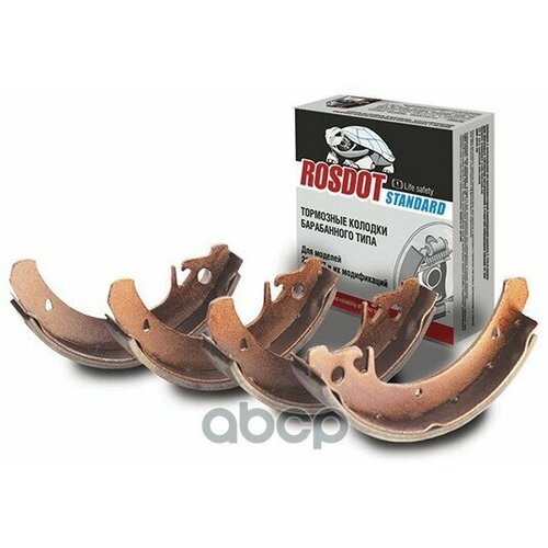 ROSDOT 411009021 Колодки тормозные барабанные
