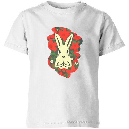 мужская футболка дзен кролик s черный Футболка Us Basic, размер 12, белый