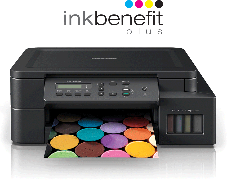 МФУ струйное Brother DCP-T520W InkBenefit Plus цветн A4