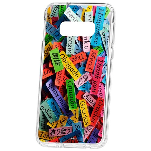 фото Чехол на samsung galaxy s10e kruche print thank you