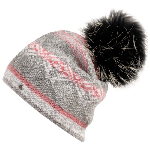 фото Шапка женская finn flare, цвет: светло-серый w19-12140_211, размер 56