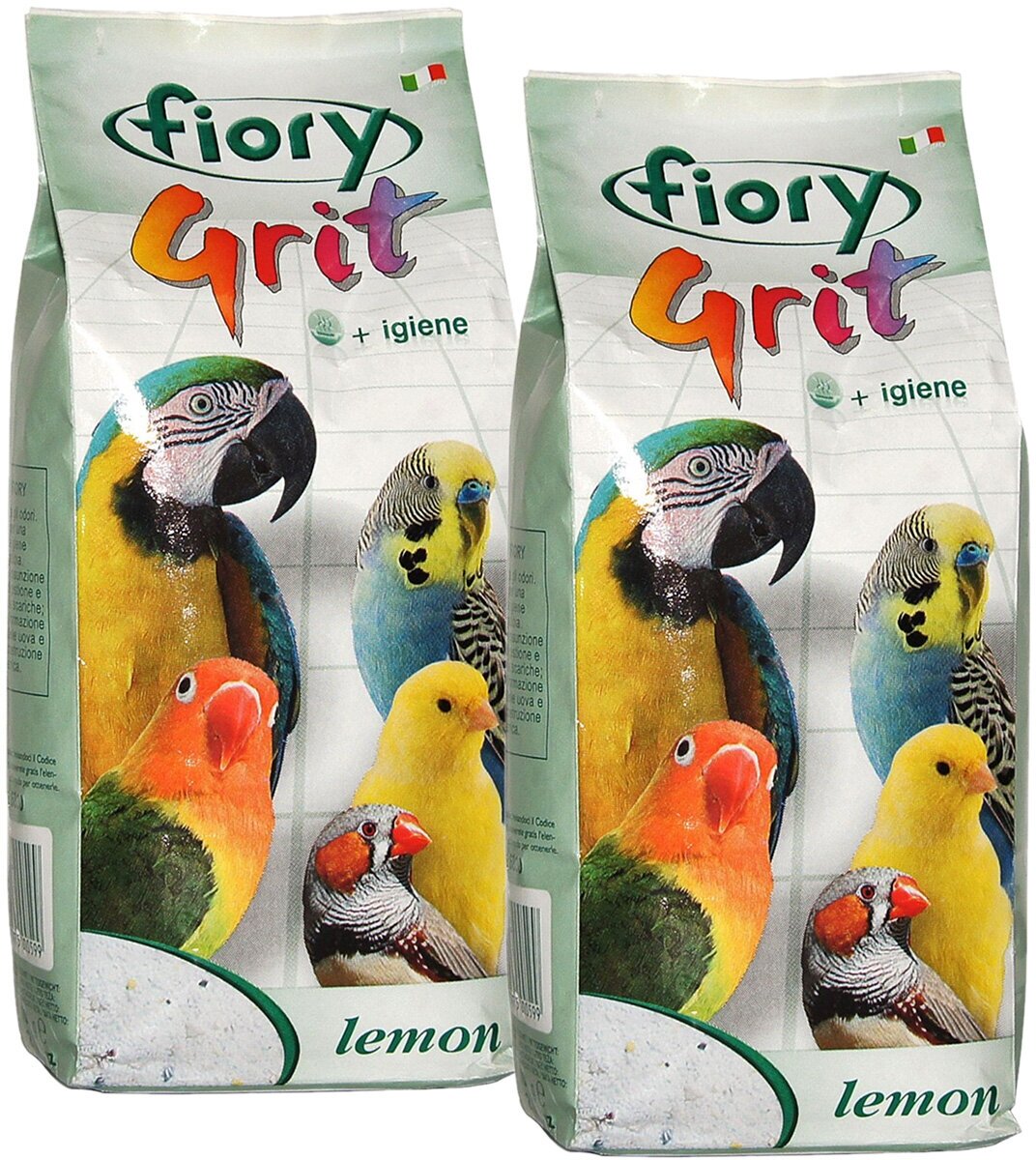 FIORY GRIT MARINO LEMON – Фиори морской песок для птиц с лимоном (1 + 1 кг)