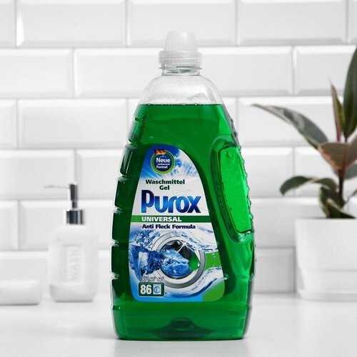 Жидкое средство для стирки Purox Universal, гель, универсальное, 4.3 л