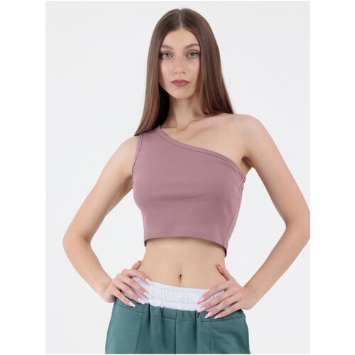 фото Топ челеби-текстиль, хлопок, стрейч, трикотаж, размер 42-44, белый