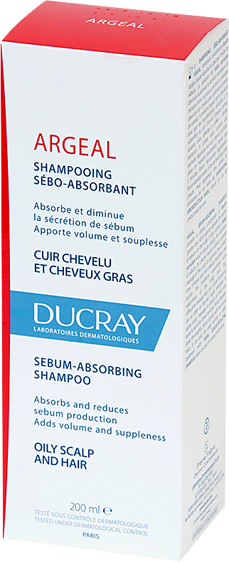 Дюкрэ Аржеаль Шампунь себоабсорбирующий д/жирных волос 200мл