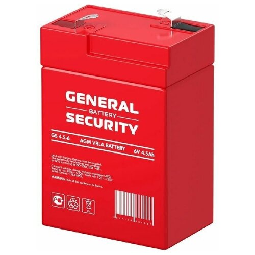 Аккумулятор для детского электромобиля 6 В 4,5 Ач аккумулятор general security 6v 4 5ah gs4 5 6