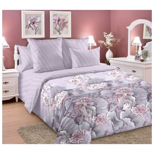 фото Постельное белье «лотосы 2», перкаль (1.5) текс-дизайн