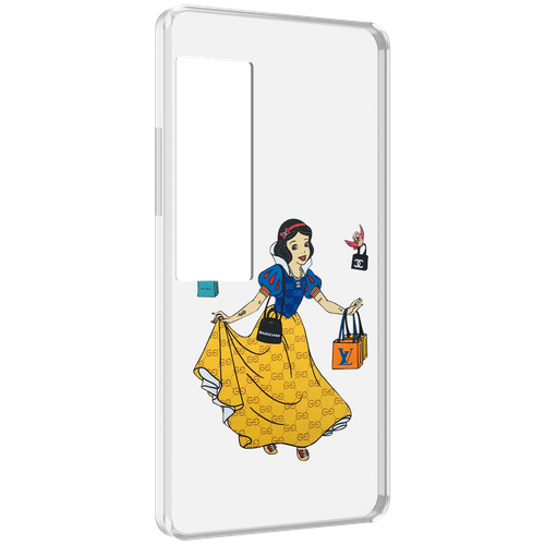 Чехол MyPads модная-принцесса женский для Meizu Pro 7 Plus задняя-панель-накладка-бампер