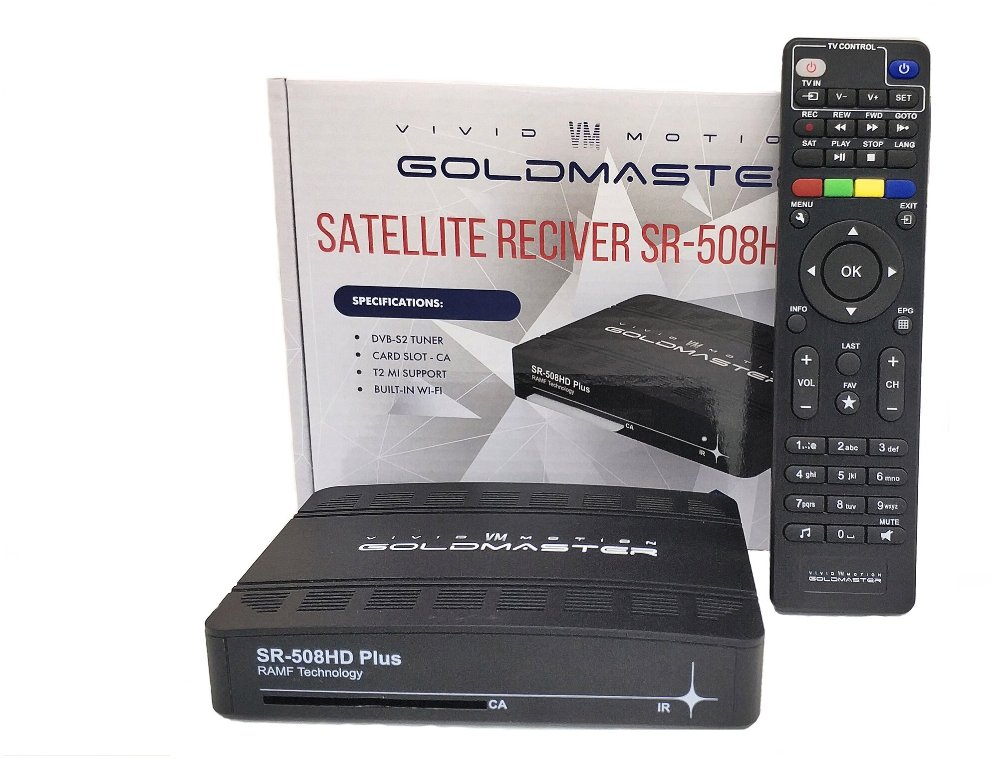 Спутниковый ресивер GoldMaster SR-508HD Plus