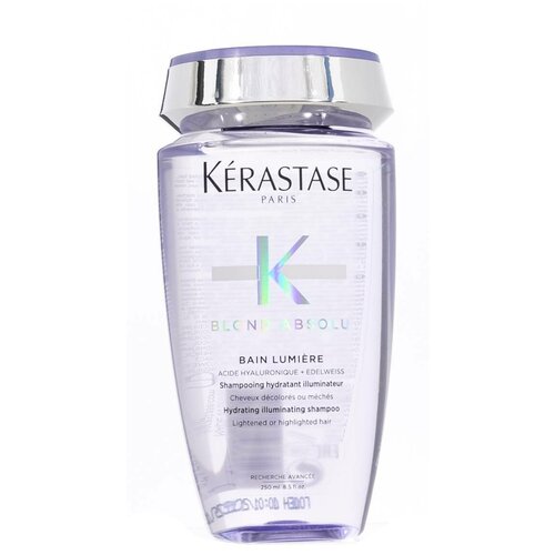 Kerastase шампунь Blond Absolu Bain Lumiere, 250 мл kerastase шампунь ванна blond absolu bain ultra violet фиолетовый нейтрализующий желтые полутона 250 мл