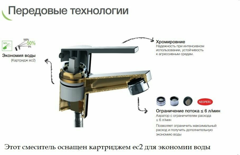 Смеситель для раковины Clever - фото №3