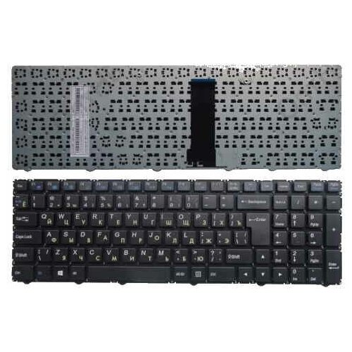 Клавиатура для ноутбука DNS 0801150, 0801056, 0801007, Clevo WA50, MP-13M16SU-430 черная, без рамки,